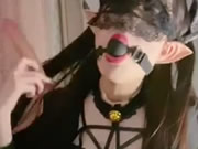 完美身材的小惡魔八月未央假陽具後入大屁股騷穴